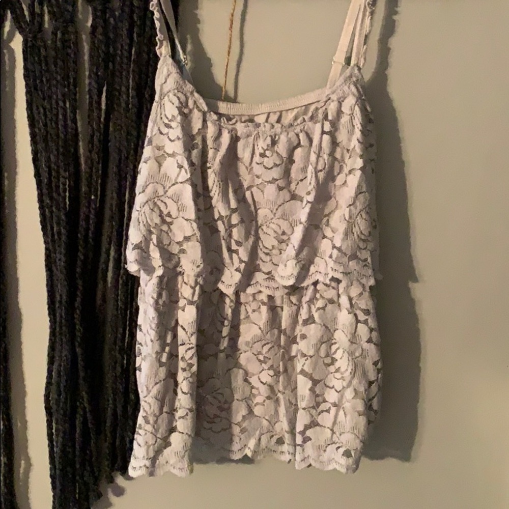 Gray Abercrombie & Fitch tank